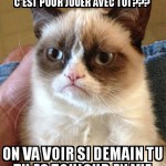 tu pense que je joue?