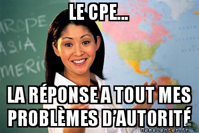 le cpe est là !