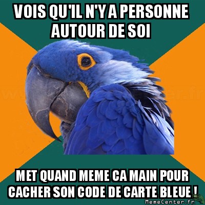 Personne ?... C'est BON !