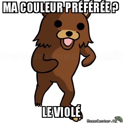 La couleur du pédophile