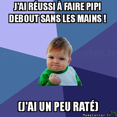 Sans les mains !