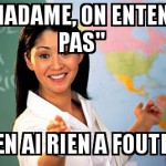 Bad teacher