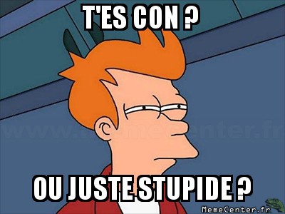 pas le choix.