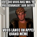 Sur skype ...