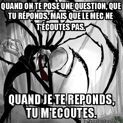 Je te parle...